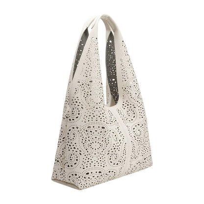 MELIE BIANCO: Farrow Ivory Recycled Vegan Tote Bag | Uniquely Claudia Boutique