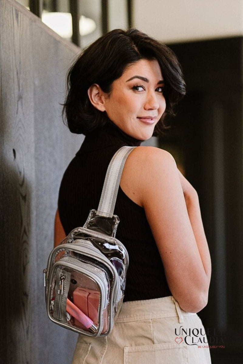 In The Clear Crossbody Bag | Uniquely Claudia Boutique