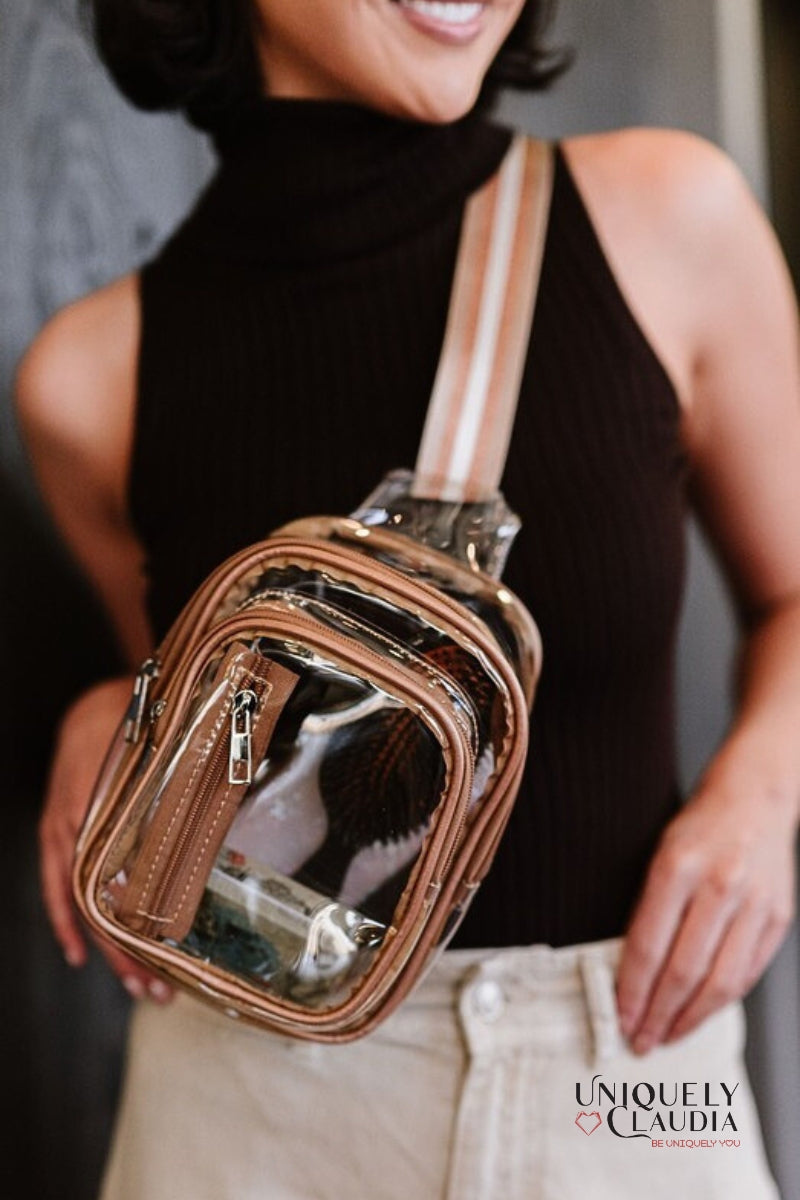 In The Clear Crossbody Bag | Uniquely Claudia Boutique