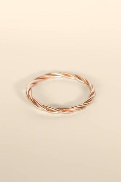 Kumali Gołd Leaf Twist Bracelet | Uniquely Claudia Boutique 
