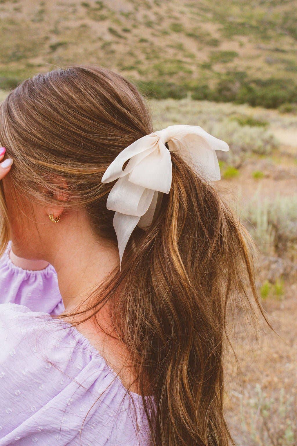 Chiquita Sheer Bow Banana Claw Clip | Uniquely Claudia Boutique 