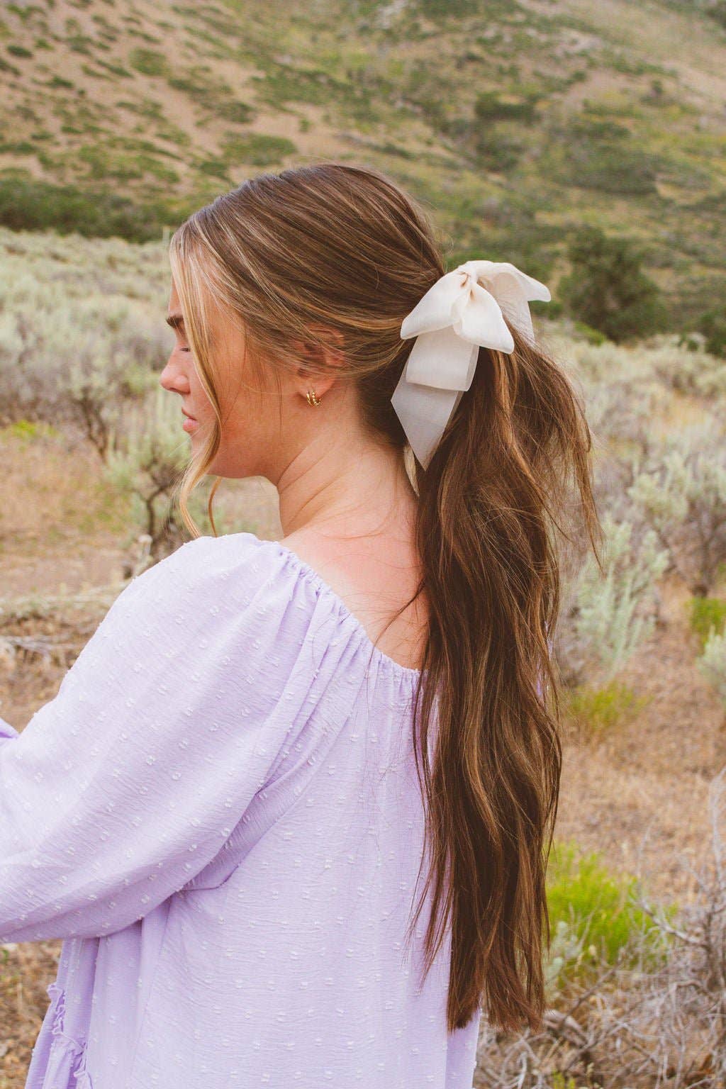 Chiquita Sheer Bow Banana Claw Clip | Uniquely Claudia Boutique 