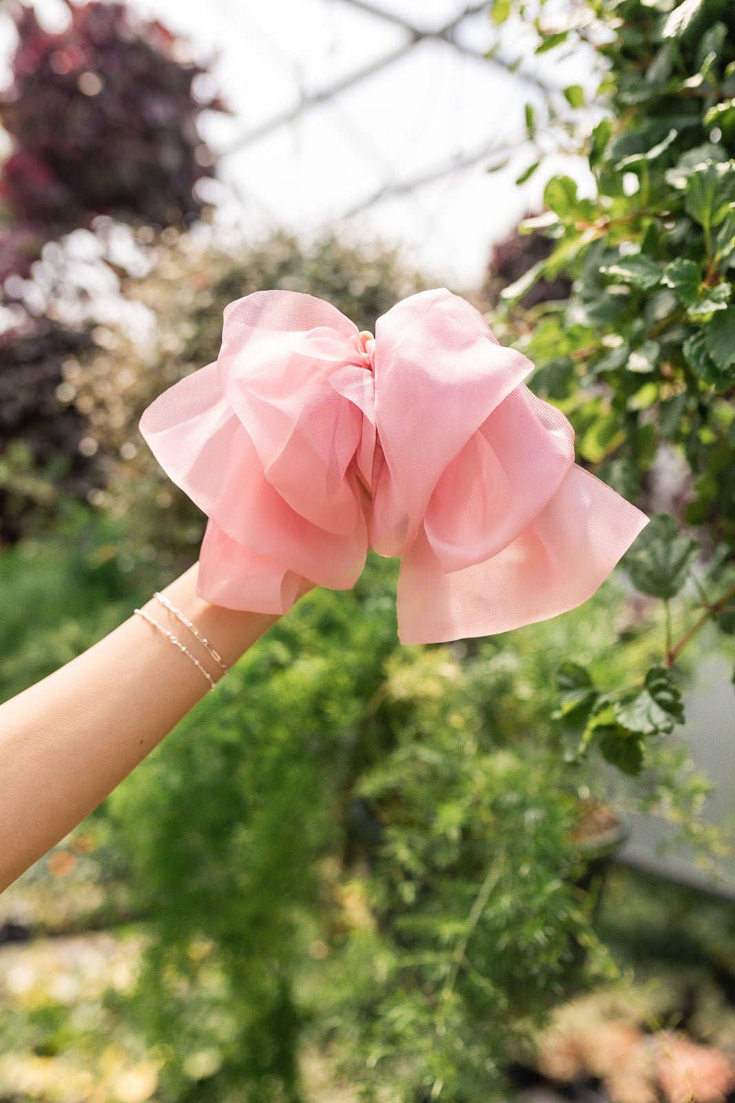 Courtney Chiffon Bow Barrette | Uniquely Claudia Boutique 