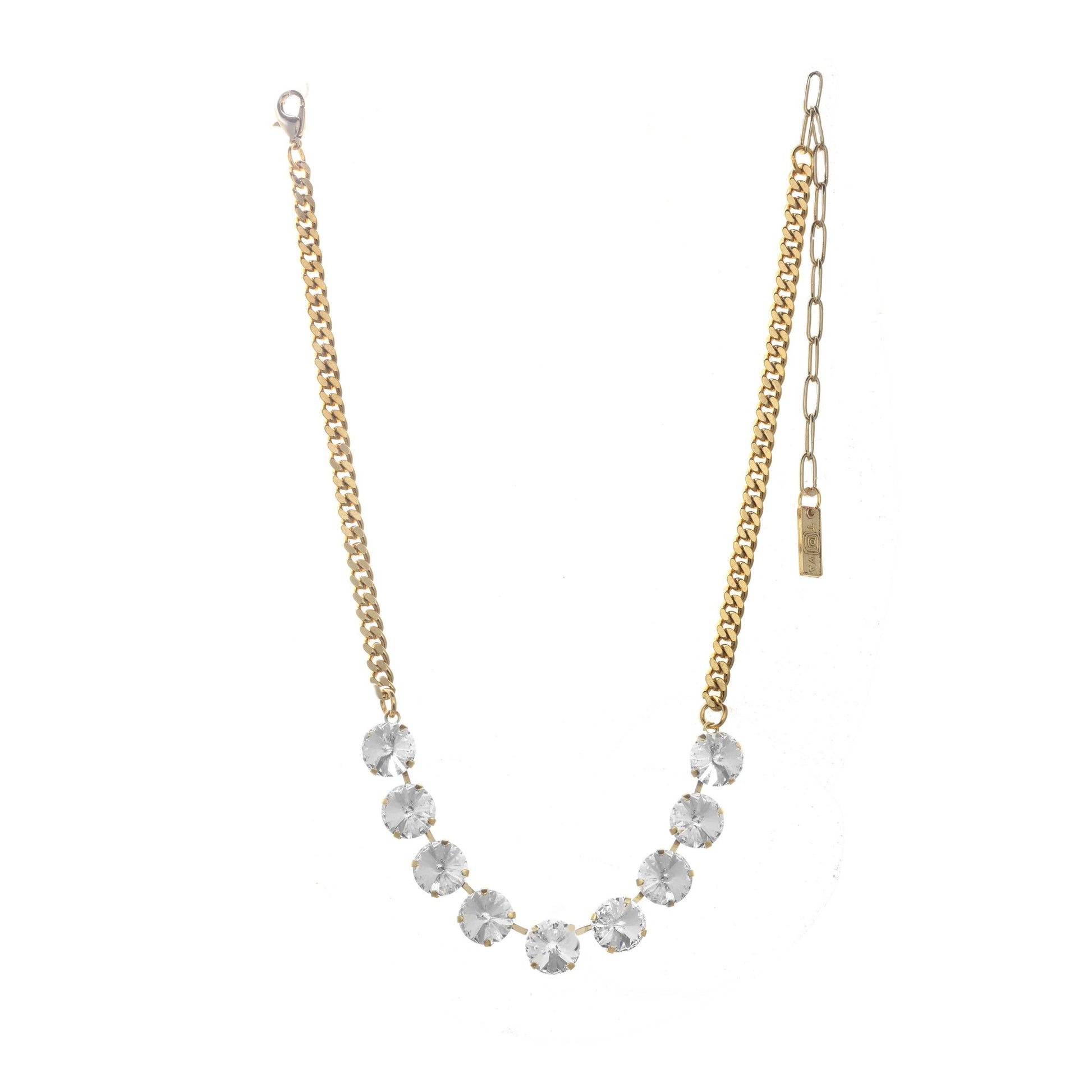 TOVA Mini Sofia Necklace: Clear - Uniquely Claudia Boutique