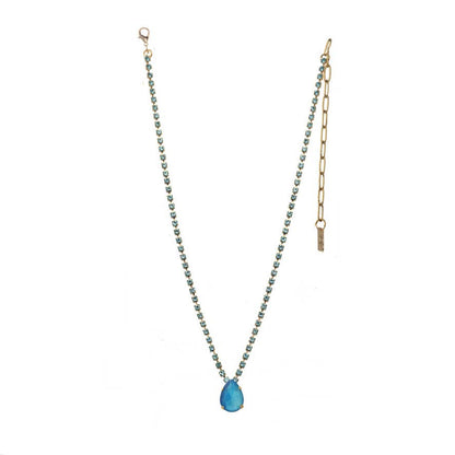 TOVA Milli Necklace in Electrics: Electric Blue