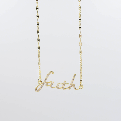 Faith 14K Gold-Plated Necklace