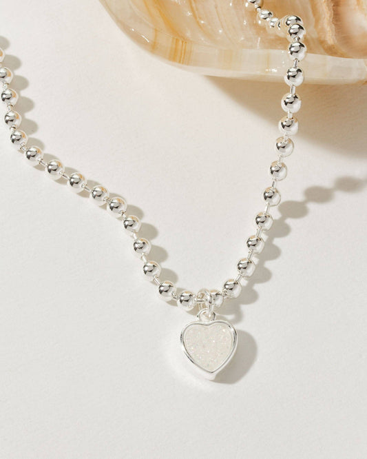 Accelerated Heart Ball Chain Necklace | Uniquely  Claudia Boutique 