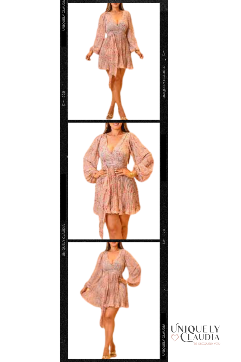 EDGY PLUS: Belinda Lurex Fit & Flare Dress - UNIQUELY CLAUDIA
