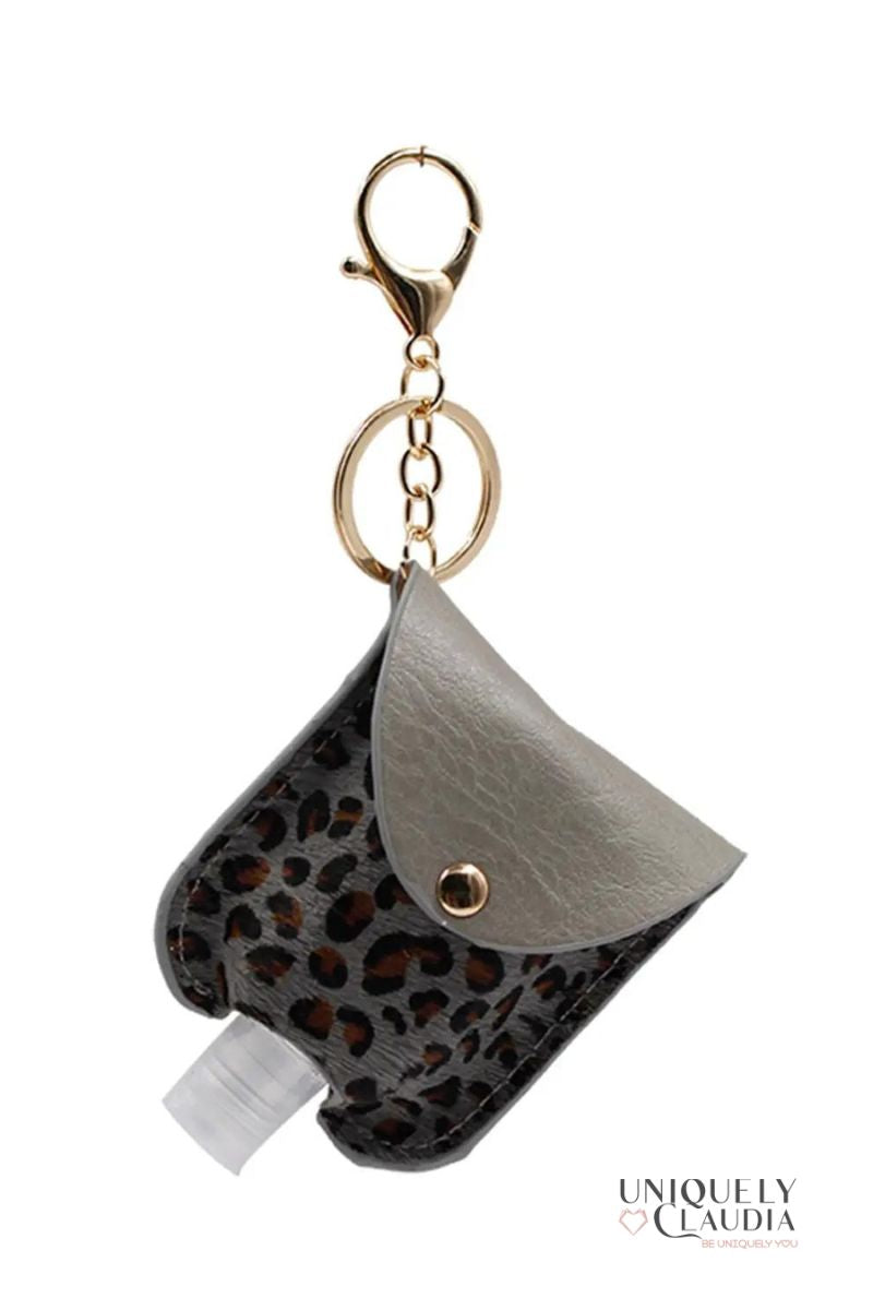 Animal Print Hand Sanitizer Keyring Holder | Uniquely Claudia Boutique