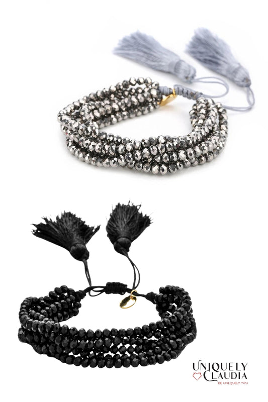 Women's Bracelets | Beaded Multi-Strand Tassel Bracelet | Uniquely Claudia Boutique