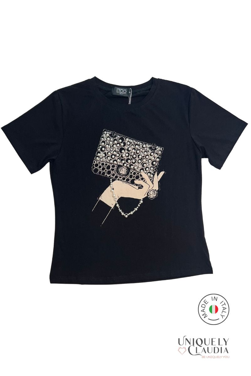 Borsa Di Perla T-Shirt | Uniquely Claudia Boutique