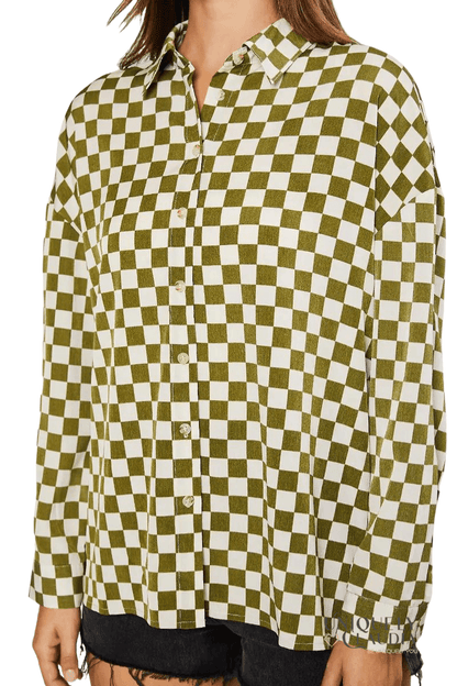 Fiorella Checkered Blouse | UNIQUELY CLAUDIA