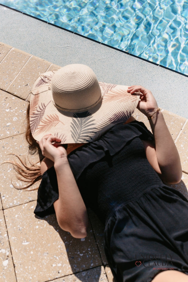 Women' Sun Hat | Palm Beach Floppy Sun Hat | Uniquely Claudia Boutique
