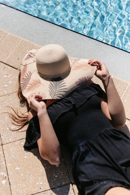 Women' Sun Hat | Palm Beach Floppy Sun Hat | Uniquely Claudia Boutique
