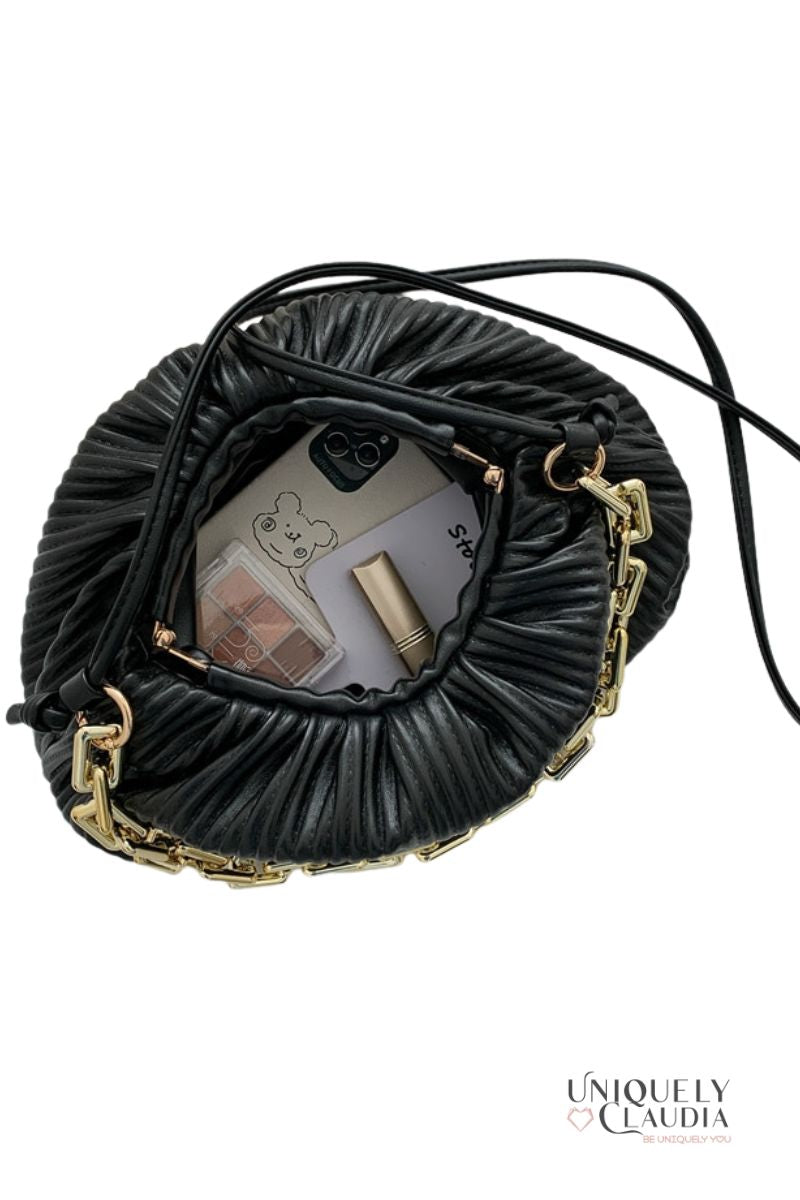 Women's Handbags | Sloane Pleated Clutch Handbag | Uniquely Claudia Boutique