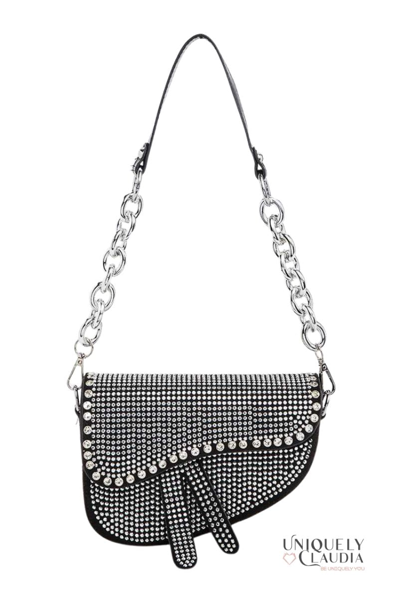 So Iconic Studded Saddle Bag | Uniquely Claudia Boutique