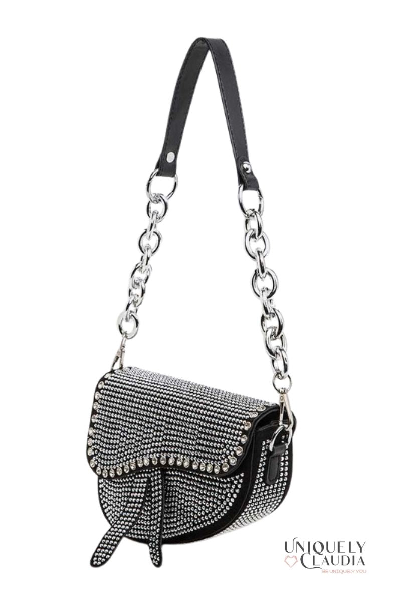 So Iconic Studded Saddle Bag | Uniquely Claudia Boutique
