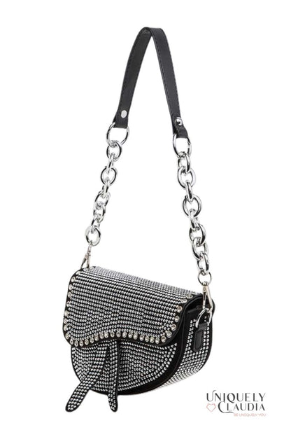 So Iconic Studded Saddle Bag | Uniquely Claudia Boutique