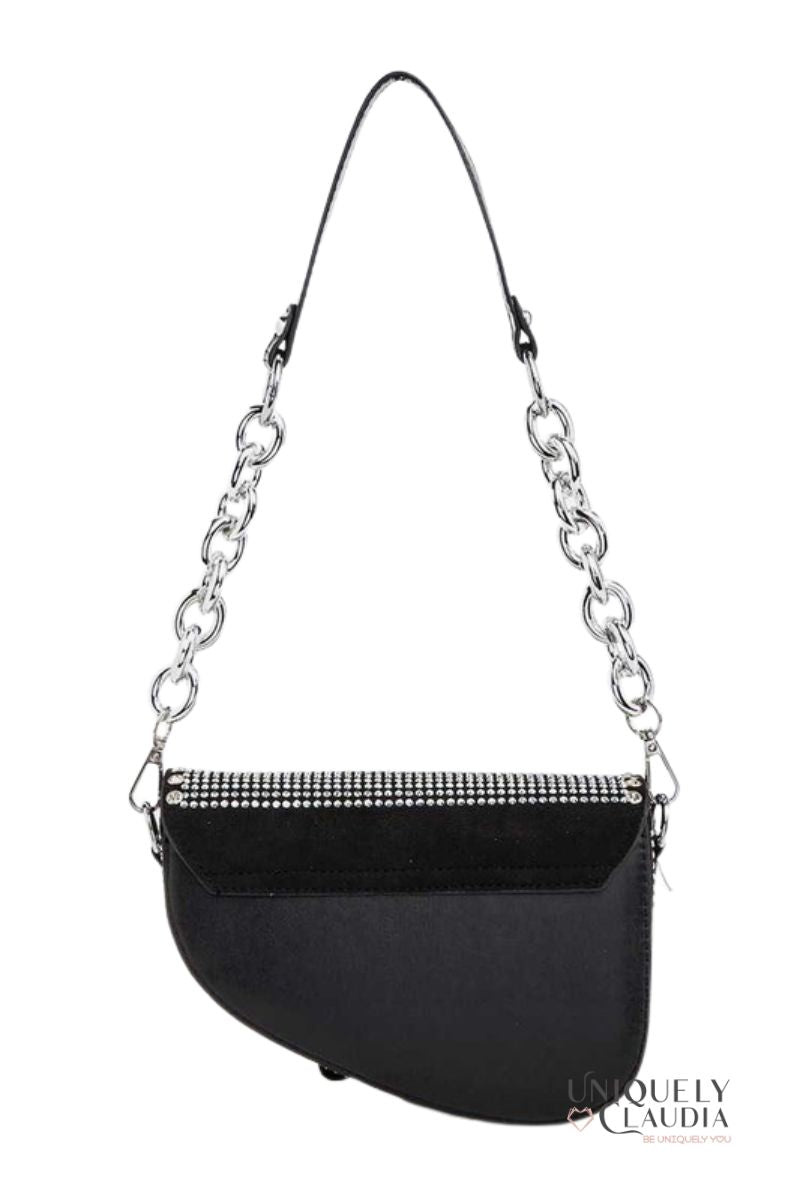 So Iconic Studded Saddle Bag | Uniquely Claudia Boutique