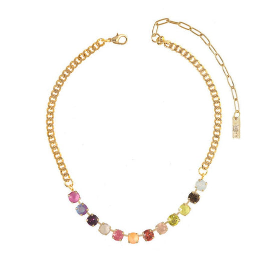 TOVA Mini Oakland Pink Ombre Necklace