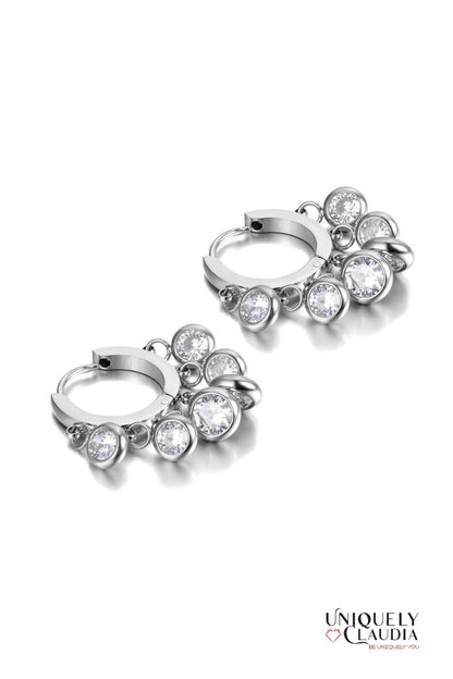 Women's Earrings | Twinkle Drop Stainless Steel Earrings | Uniquely Claudia Boutique