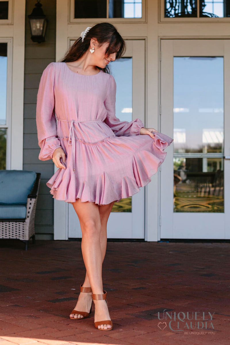 Dresses For Women | Valentina Ruffled Swing Dress | Uniquely Claudia Boutique