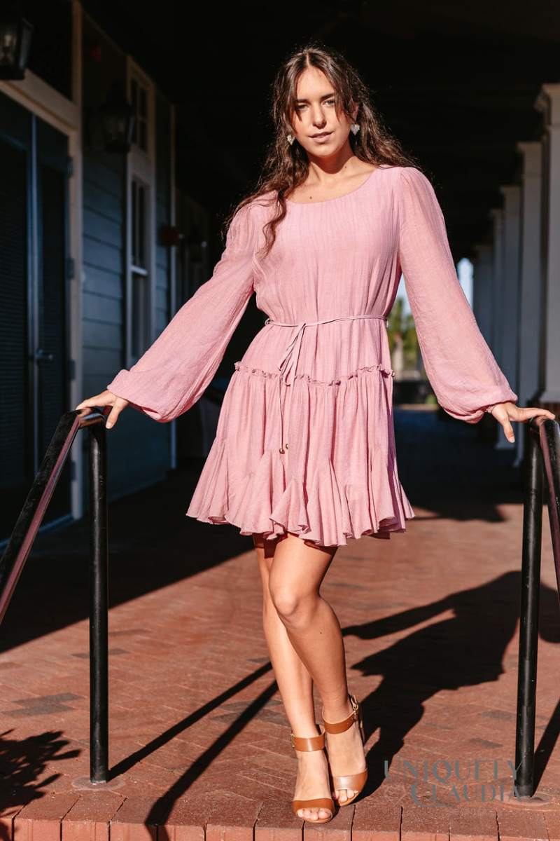 Dresses For Women | Valentina Ruffled Swing Dress | Uniquely Claudia Boutique