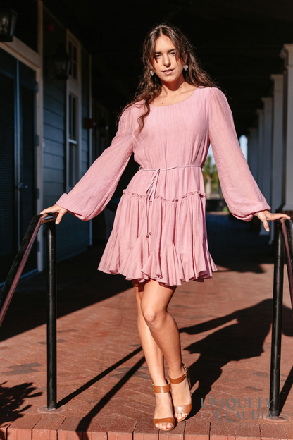 Dresses For Women | Valentina Ruffled Swing Dress | Uniquely Claudia Boutique