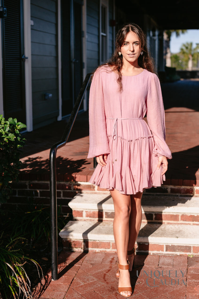 Dresses For Women | Valentina Ruffled Swing Dress | Uniquely Claudia Boutique