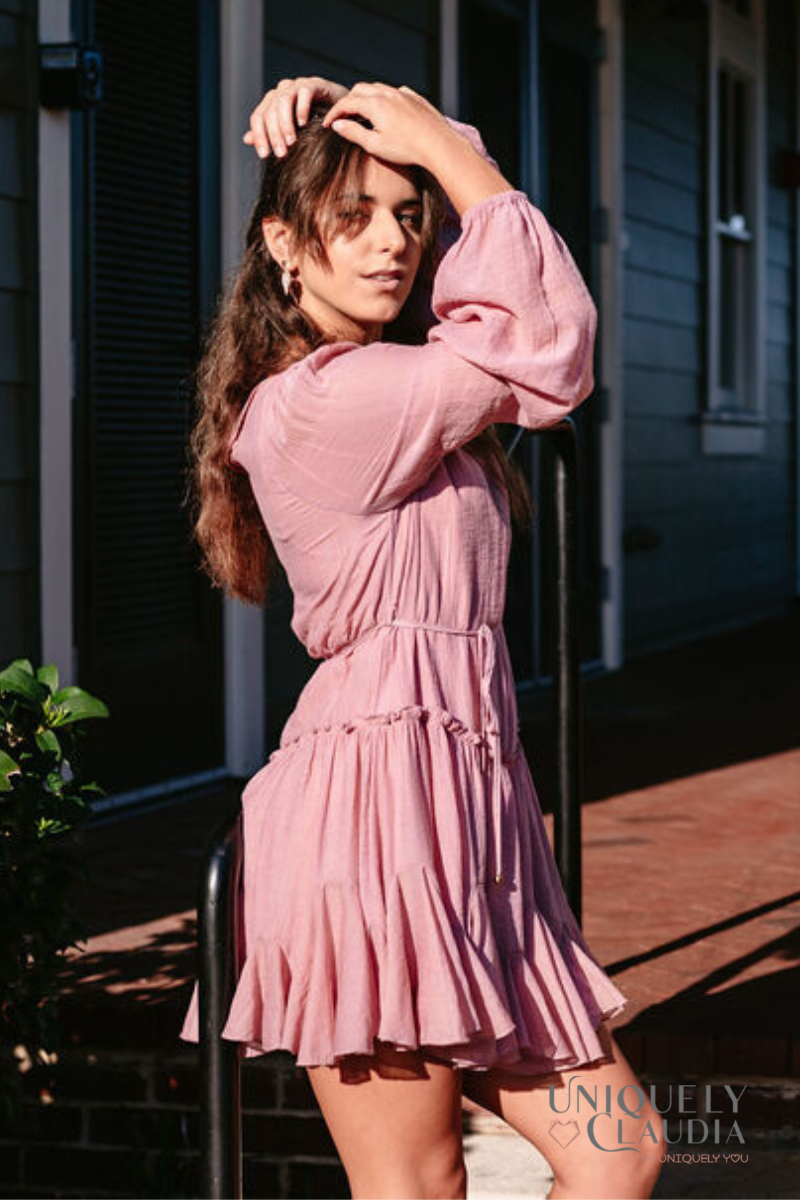 Dresses For Women | Valentina Ruffled Swing Dress | Uniquely Claudia Boutique