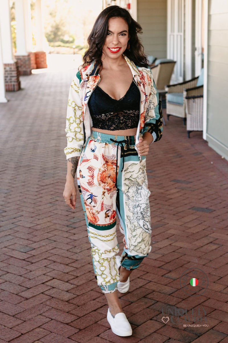 Women's Jogger | Viaggiatore Sage Jogger Set | Uniquely Claudia Boutique