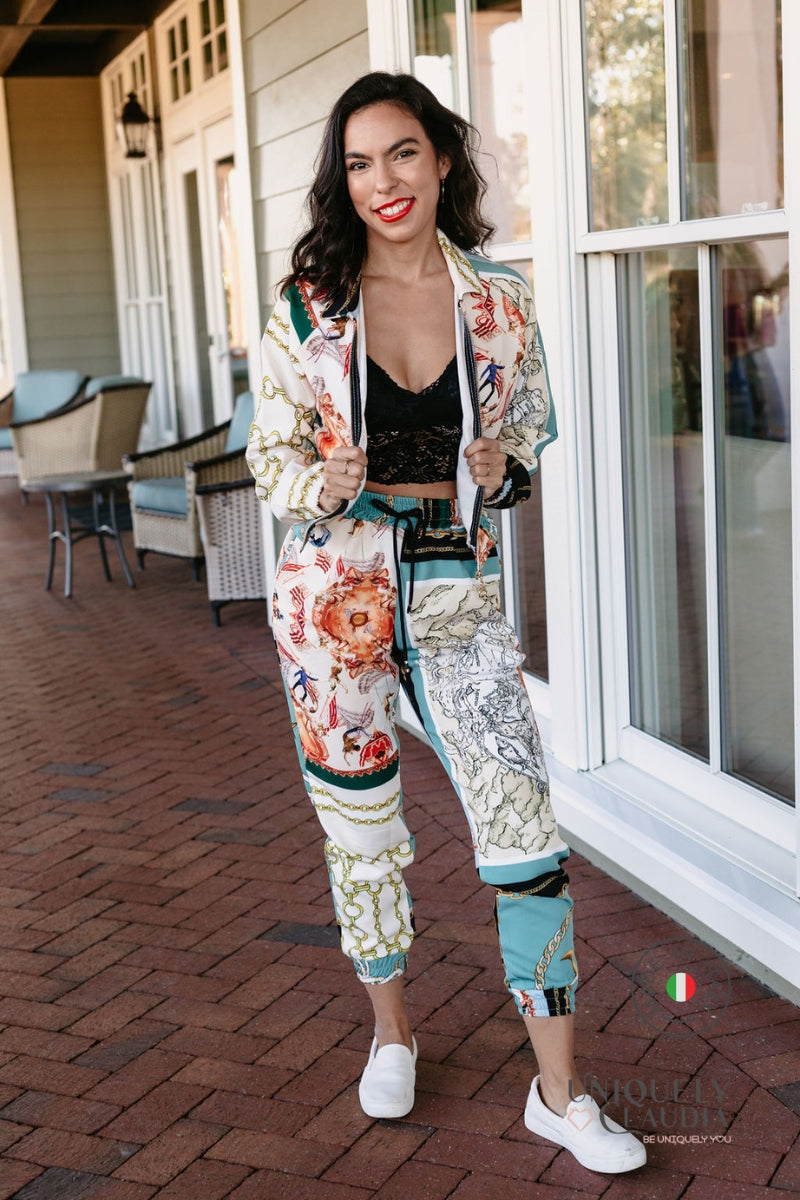 Women's Jogger | Viaggiatore Sage Jogger Set | Uniquely Claudia Boutique