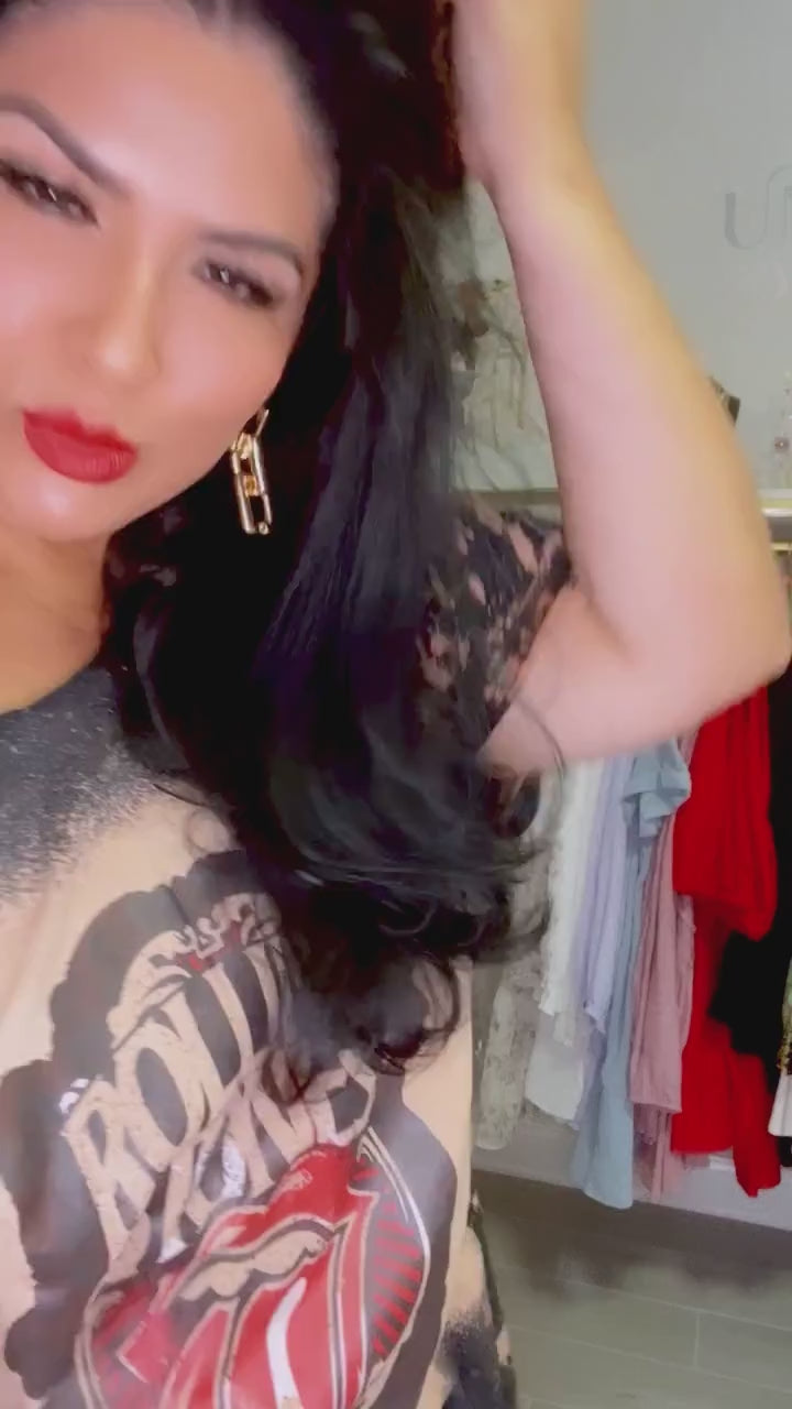 Stones Off-Shoulder T-Shirt Dress | Uniquely Claudia