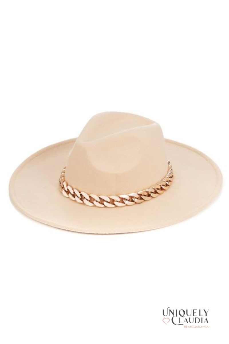 Chain Band Hat | Dakota Chain Band Hat | Uniquely Claudia