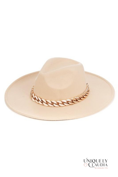 Chain Band Hat | Dakota Chain Band Hat | Uniquely Claudia