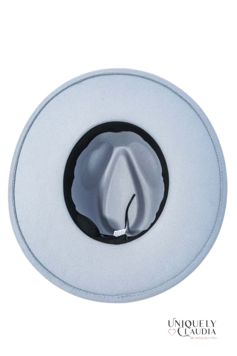 Silver Medallion Chain Fedora Hat | Uniquely Claudia