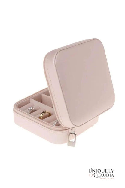 Mini Jewelry Box | Pink Mini-Jewelry Travel Box | Uniquely Claudia Boutique