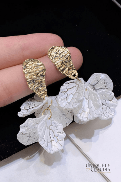 Blanca Layered Flower Earrings - UNIQUELY CLAUDIA