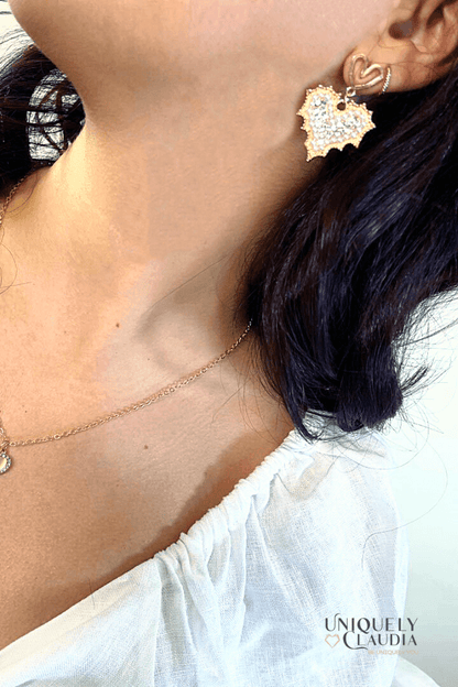 Hearts Holding Hearts Earrings - UNIQUELY CLAUDIA