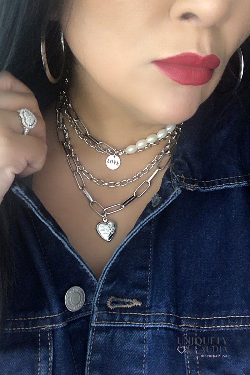 Multi-Layer Heart Locket Necklace - UNIQUELY CLAUDIA