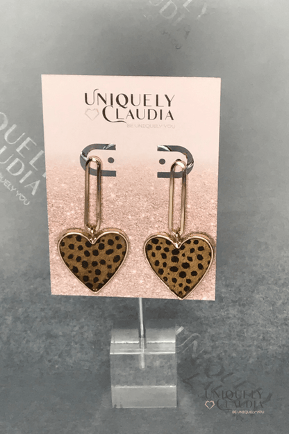 Wild Heart Fashion Earrings - UNIQUELY CLAUDIA