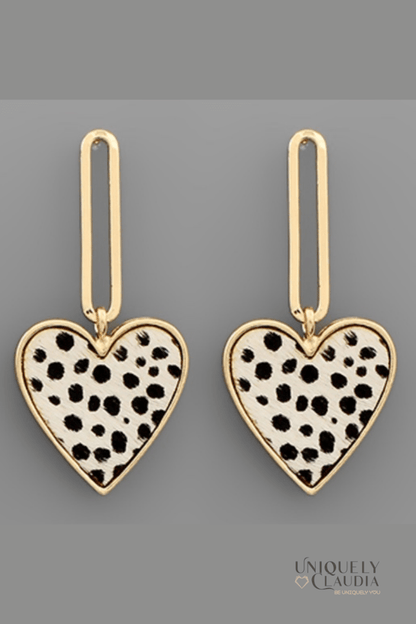 Wild Heart Fashion Earrings - UNIQUELY CLAUDIA