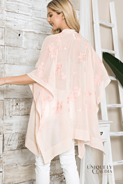 Nara Cherry Blossom Kimono Scarf - UNIQUELY CLAUDIA