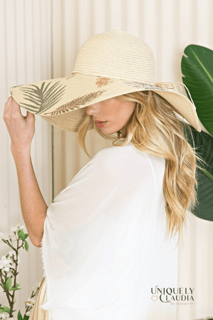 Palm Beach Floppy Sun Hat - UNIQUELY CLAUDIA
