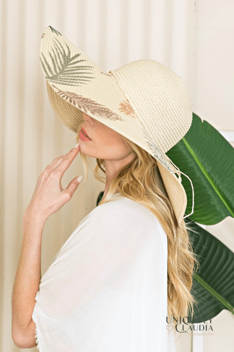 Palm Beach Floppy Sun Hat - UNIQUELY CLAUDIA