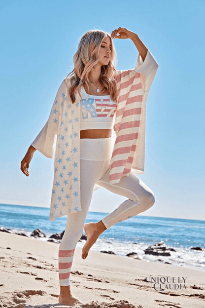 Americana Kimono Cardigan - UNIQUELY CLAUDIA