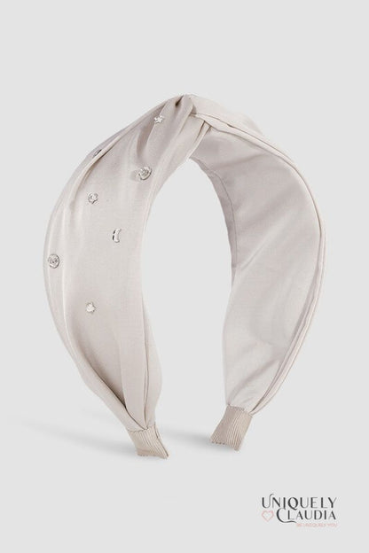 Celestial Top Knot Wide Headband - UNIQUELY CLAUDIA