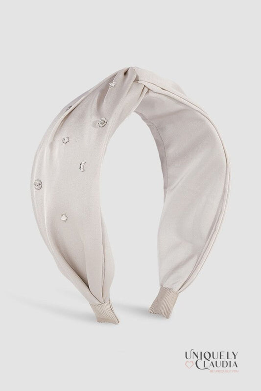 Celestial Top Knot Wide Headband - UNIQUELY CLAUDIA