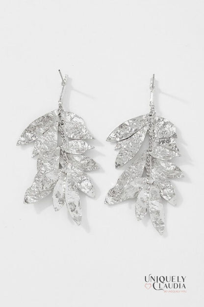 Women's Earrings | Cascading Leaves Earrings | Uniquely Claudia
