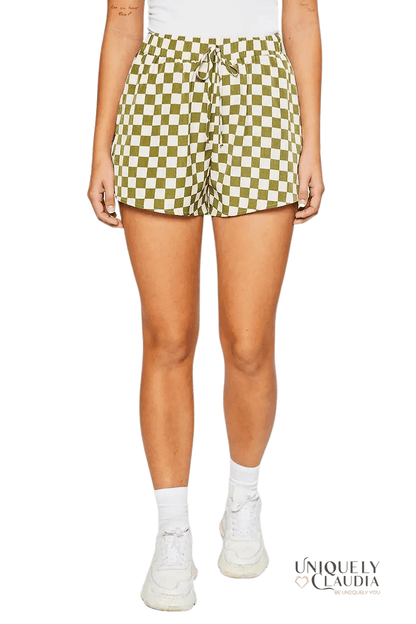 Fiorella Checkered Shorts - UNIQUELY CLAUDIA